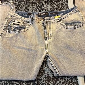 Black Brand Faded Denim Jeans